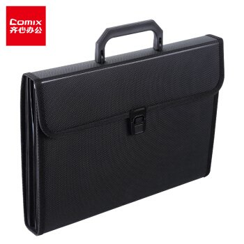 Comix Saplı Körüklü Dosya Siyah / Mavi / Kırmızı