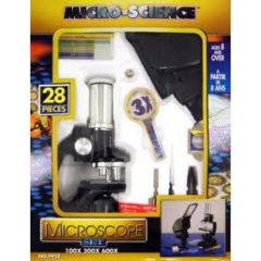Micro-Science Mikroskop Seti 28 Parça 100X 300X 600X
