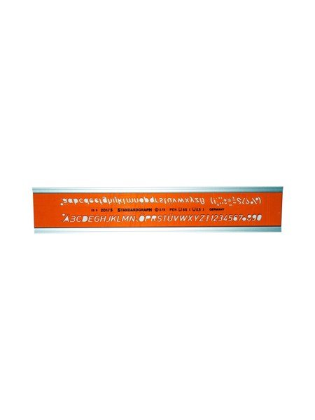 Standardgraph H-Profil 10 Mm Yazı Şablonu