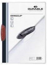 Durable Swingclip Color 30 Sf Kapasiteli Sıkıştırmalı Dosya Kırmızı