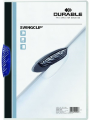 Durable Swingclip Color 30 Sf Kapasiteli Sıkıştırmalı Dosya Koyu Mavi