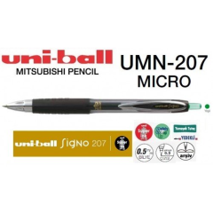 Uni-Ball Signo Mekanik Jel Pilot Kalem 0.5mm UMN-207 Micro Yeşil