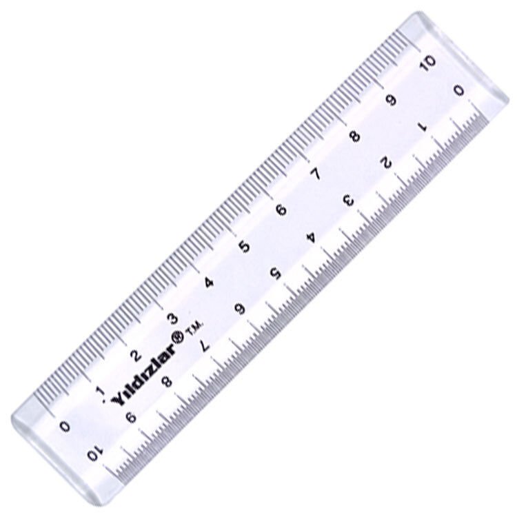 Yıldızlar Cep Desimetre Cetvel 10 cm