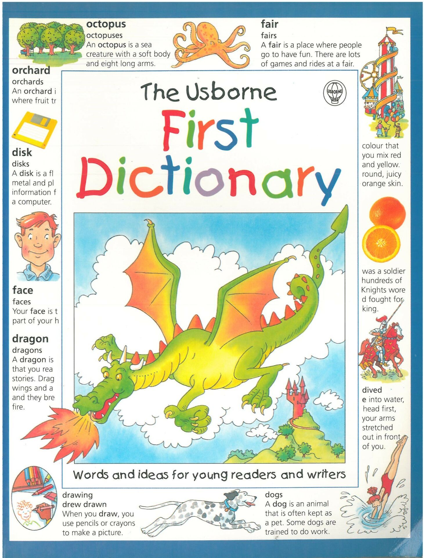 Usborne First Dictionary (Illustrated Dictionaries) (Basım Yılı: 1995)