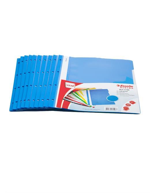 Esselte Telli Dosya A4 50 li Paket Açık Mavi