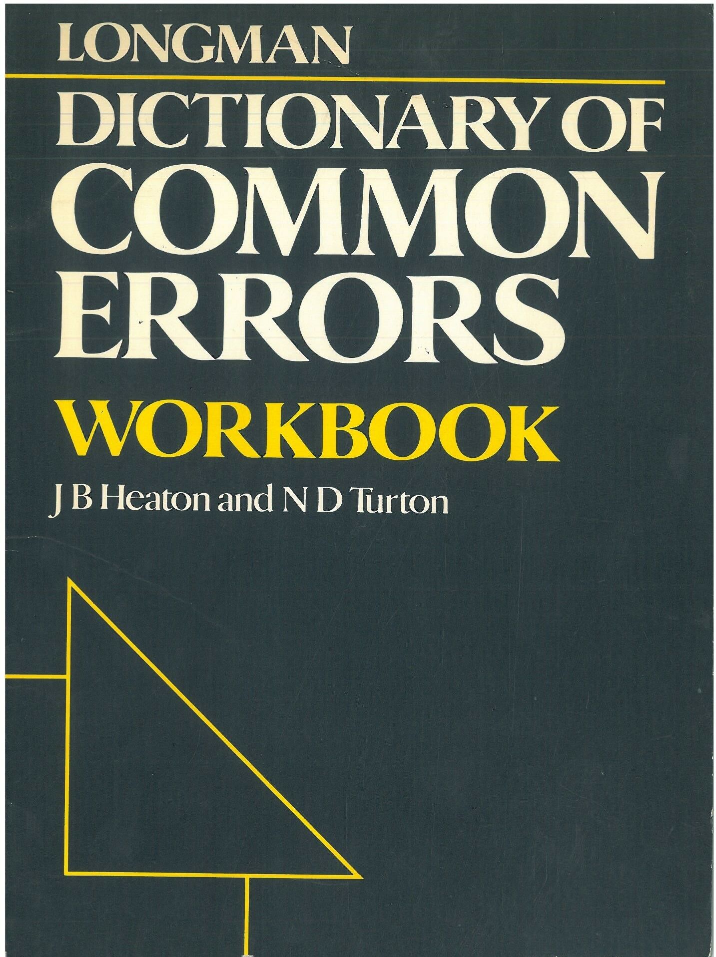 Longman Dictionary of Common Errors Workbook (Basım Yılı: 1988)