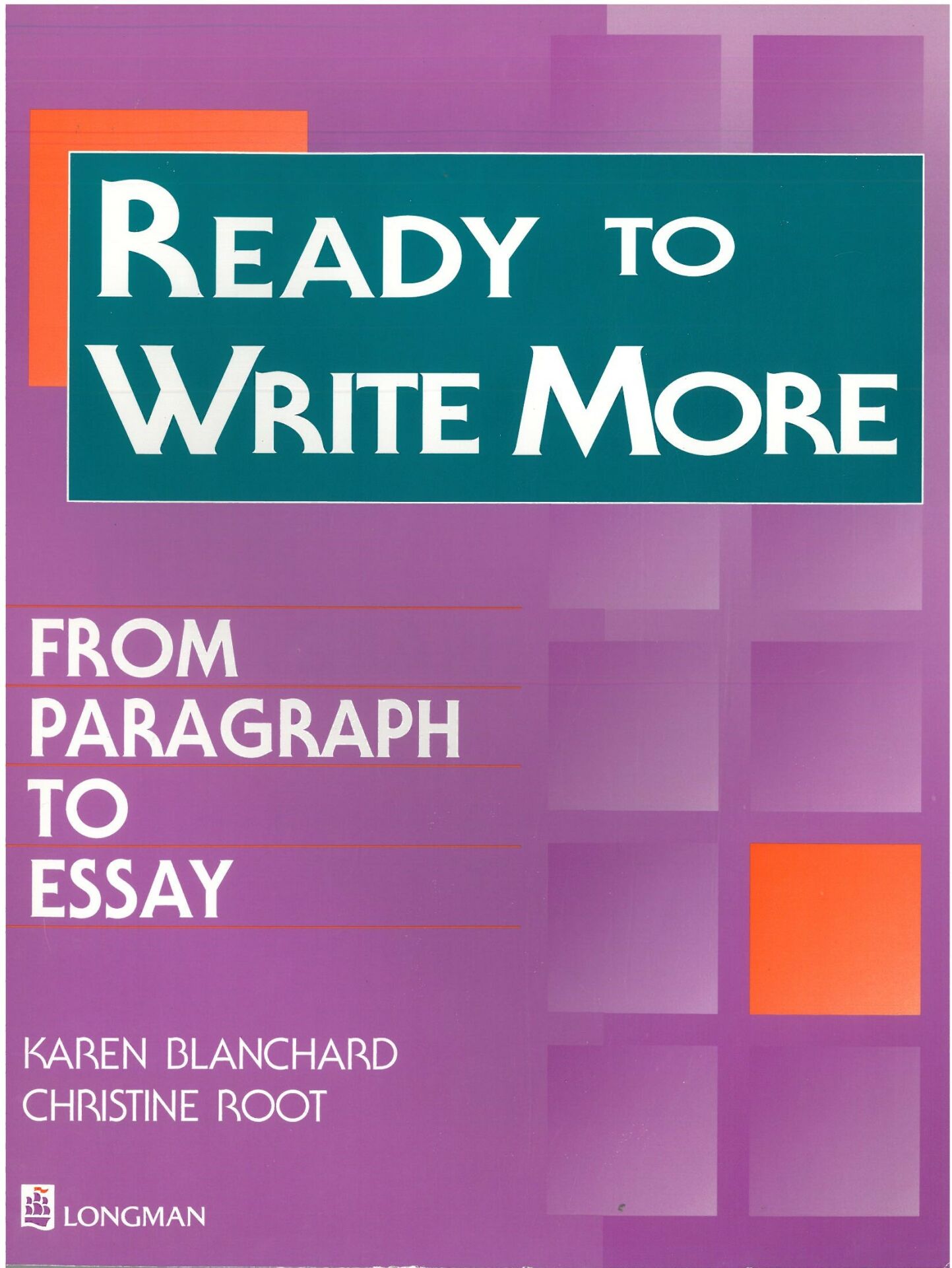 Ready to Write More: From Paragraph to Essay Paperback (Basım Yılı: 1997)