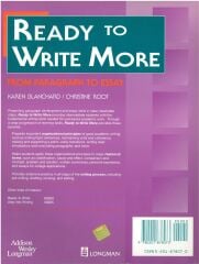 Ready to Write More: From Paragraph to Essay Paperback (Basım Yılı: 1997)