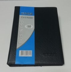 Etona Kartvizit Albümü Mekanizmalı 180 li Siyah