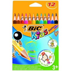 Bic Evolution Üçgen Jumbo Boya Kalemi 12'Li Kutu