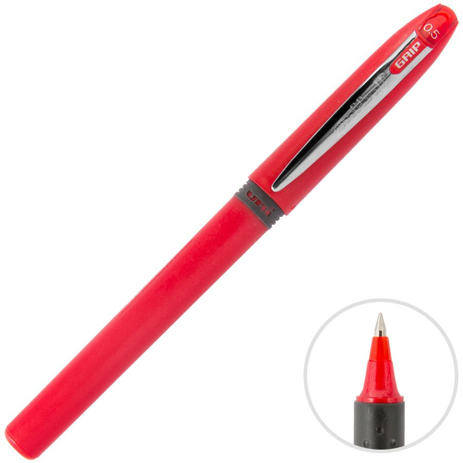 Uni-ball Grip Pilot Kalem UB-245 0.5mm Kırmızı
