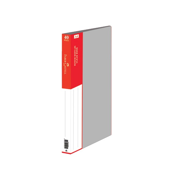 Faber-Castell Standart Sunum Dosyası 40 Poşet Gri