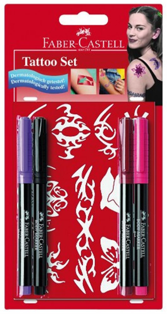 Faber-Castell Body Marker Tattoo Set Dövme Kalemi