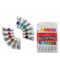 Faber-Castell Tüp Guaj Boya 12 Renk 12 ml