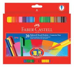 Faber-Castell Eğlenceli Keçeli Kalem 20 Renk