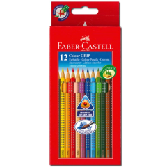Faber-Castell Grip 2001 Kuru Boya Kalemi 12 Renk