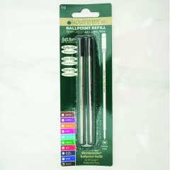 Monteverde C132 Tükenmez Kalem Refil Mavi-Siyah Medium 2'li