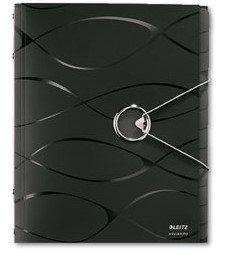 Leitz Vivanto Lastikli Bölmeli Çok İşlevli Dosya Siyah Leitz 4533