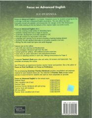 Focus on Advanced English: CAE Students Book + Grammar Practice Workbook (Revised and Updated) (2 Kitap Set)