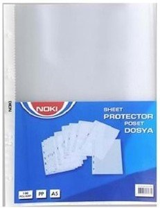Noki A5 Delikli Poşet Dosya 100'lü Paket