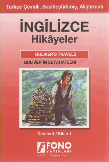 Fono İngilizce Türkçe Hikayeler Güliver'in Seyahatleri Guliver's Travels Derece 4