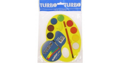Turbo Palet Sulu Boya 8 Renk