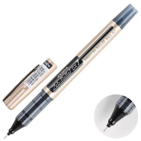 Zebra Roller Dx7 İğne Uçlu Pilot Kalem 0.7 mm Siyah