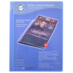 Serve Yaratıcı Sunum Dosyası A4 10 Poşet Mavi SV 6710