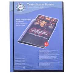 Serve Yaratıcı Sunum Dosyası A4 20 Poşet Siyah SV 6720