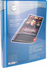 Serve Yaratıcı Sunum Dosyası A4 30 Poşet Mavi SV 6730