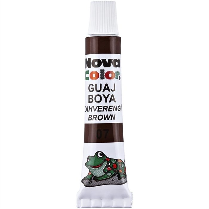 Nova Color Guaj Boya Tüp Kahverengi