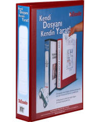 Esselte 2 Halkalı D Mekanizmalı Klasör Kırmızı SLT-4656721
