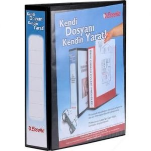Esselte 2 Halkalı D Mekanizmalı Klasör Siyah SLT-4656721
