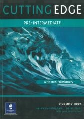 Cutting Edge Pre-Intermediate Students Book with Mini Dictionary & Workbook & Video Activity Book (3 Kitap Set)
