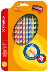 Stabilo Easycolors Kuru Boya Kalemi 12 Renkli Set Sağ