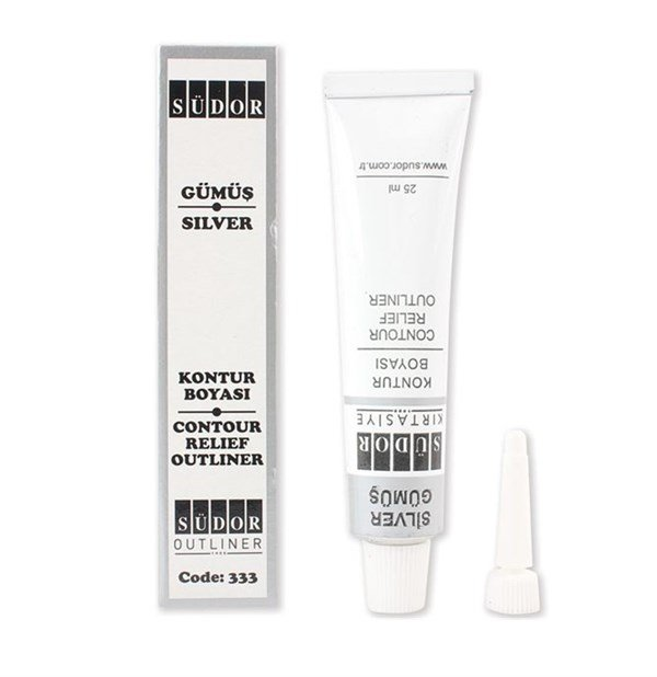 Südor Kontur Boyası 25 ml Gümüş