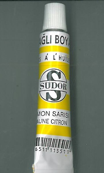 Südor Yağlı Boya Tüp Limon Sarısı