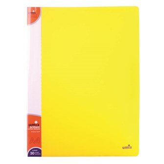 Umix Sunum Dosyası Brillant Sarı 30'lu A4 U1152-SA