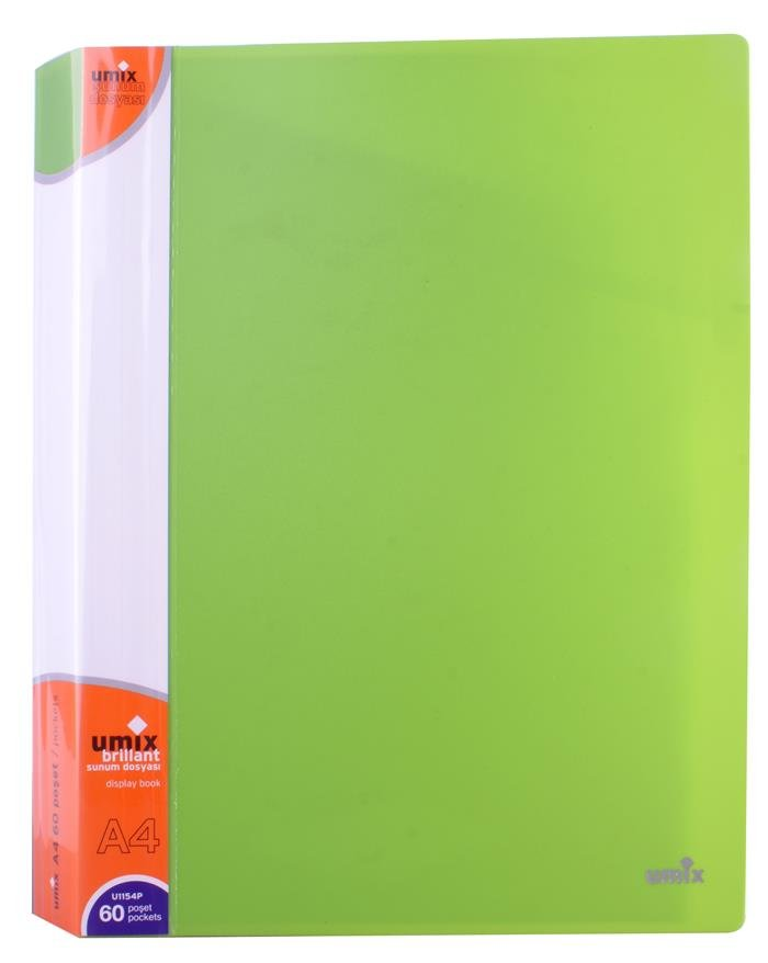 Umix Basic A4 Sunum Dosyası 60'lı Brillant Yeşil U1154-P