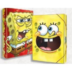 Le Color Sponge Bob Lastikli Kutu Klasör