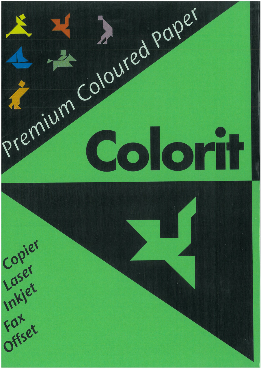 Colorit Renkli Fotokopi Kağıdı A4 110 gr 500 Lü Yeşil