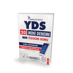 YDS 20 Mini Deneme 800 Özgün Soru