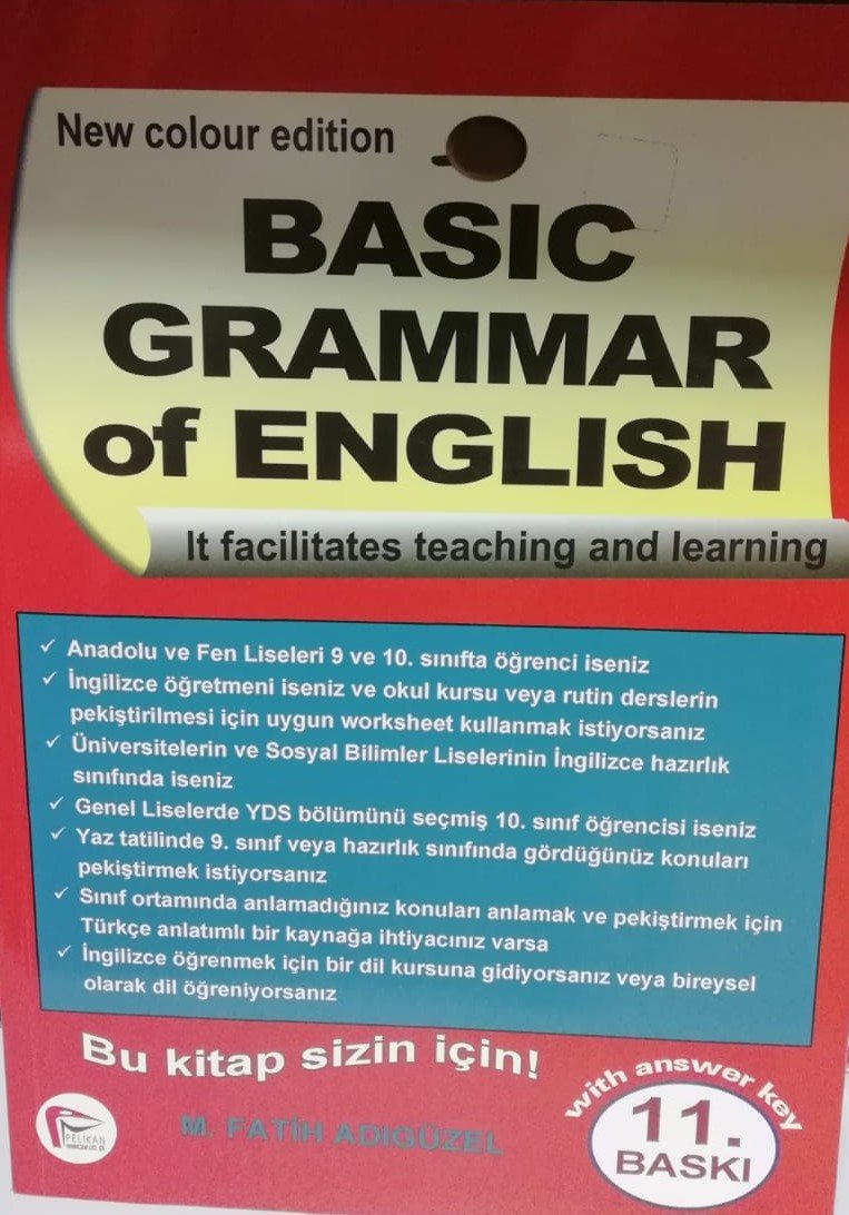 Basic Grammar of English With Answer Key 11.Baskı