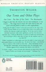 Our Town and Other Plays :Penguin Twentieth Century Classics