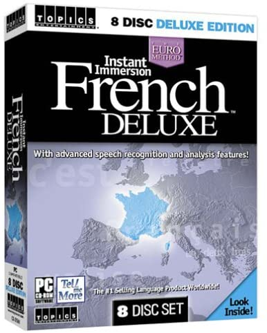 Topics Instant Immersion French 8 Disc Deluxe Edition Set
