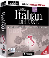 Topics Instant Immersion Italian v2 0 8 Disc Deluxe Edition Set New
