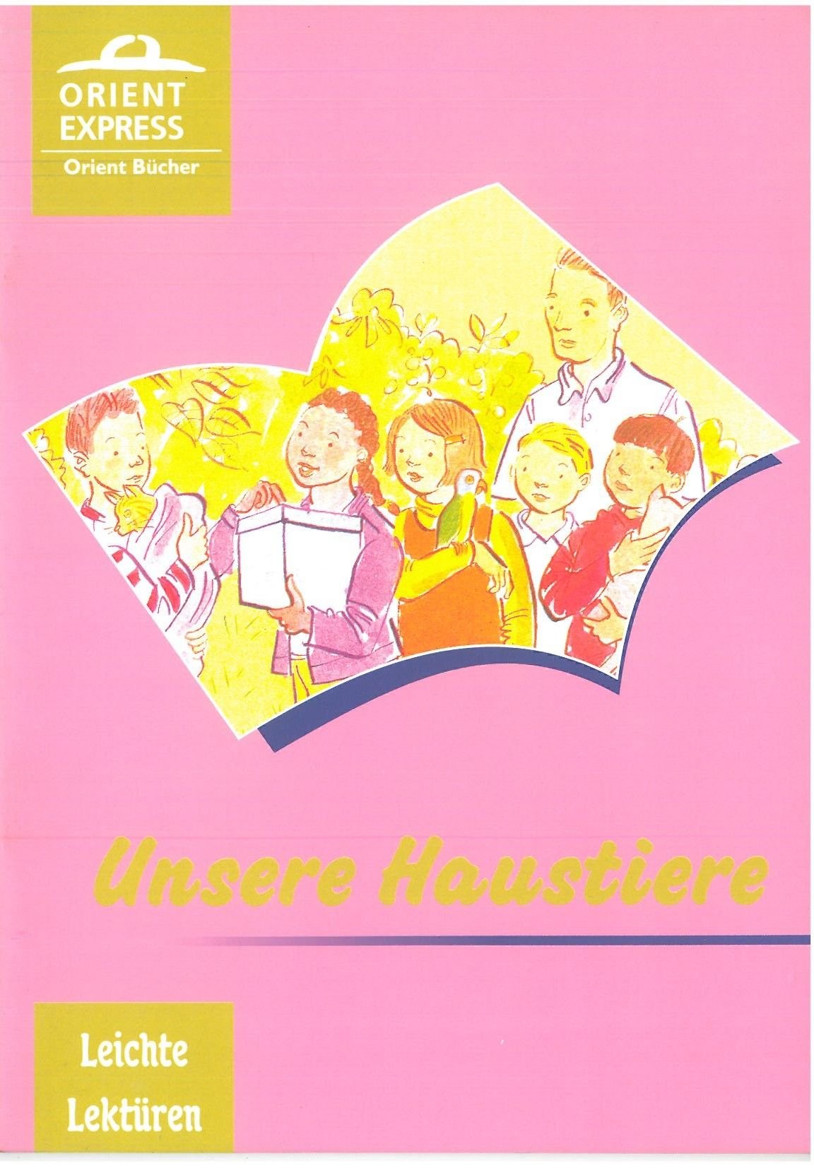 Unsere Haustiere Almanca Okuma Kitabı