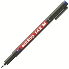 Edding E-142 Ohp Marker Permanent Asetat Kalem Mavi - M