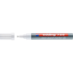 Edding E-725 Beyaz Tahta Kalemi Fosforlu Beyaz
