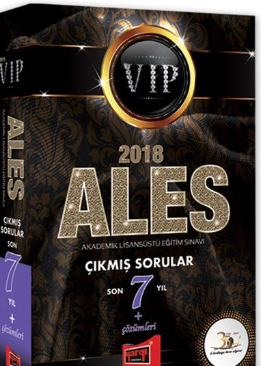 2018 ALES VIP Son 7 Yıl Çıkmış Sorular ve Çözümleri